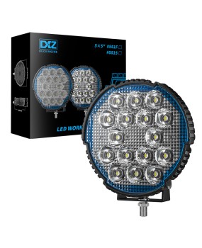 DXZ new product launched 5x5 '' circular work light LED 45W ultra bright spotlight off-road vehicle roof light spotlight headlight