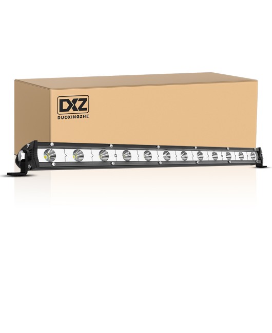 DXZ ultra-thin single row LED strip light 18W36W54W72W automotive work light auxiliary light grille light bar light