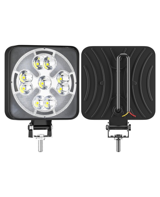 DXZ car LED work light 3-inch square 63W constant light+flashing multi-mode work light maintenance auxiliary light